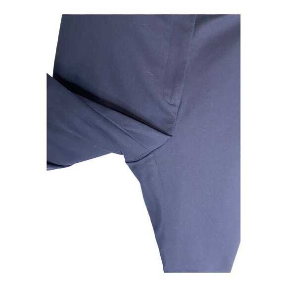 Babaton High Rise Straight Leg Blue Trouser Pants-sz 10 - Picture 6 of 8